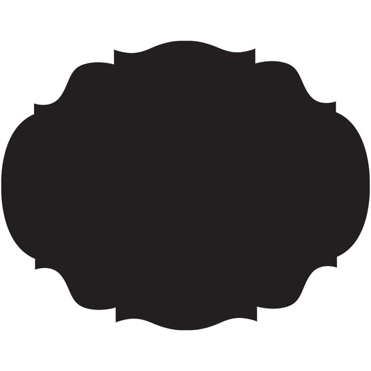 Die-cut Black French Frame Placemat